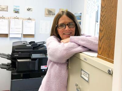 After 30 years, Lori Miller-Carr is retiring as the East Hampton Town Trustees’ full-time secretary, but she will continue on a part-time basis.