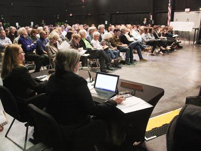 A capacity crowd filled LTV Studios for the East Hampton Town Board and town trustees’ joint hearing on the proposed South Fork Wind Farm.