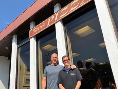 “You don’t have many towns like this,” John Fierro, left, said of East Hampton, where he and his brother, Al, right, have operated Fierro’s for 35 years.