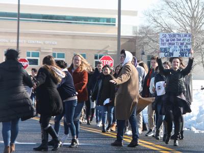 Galvanized in part by a spate of school shootings, a record number of 18 to 22-year-olds have registered to vote this year. Above, East Hampton High School student activists joined in a national school walkout in March.