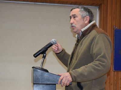 Jim Grimes urged his fellow residents of Montauk to become directly involved in planning for the hamlet’s future.