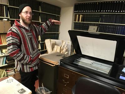 Scott Raynor has helped scan more than 25,000 pages from past issues of The Star for the East Hampton Library’s online archive.