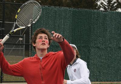Alex Weseley, seen above a year ago, missed East Hampton’s first three matches but was expected back this week. He and Jaedon Glasstein are the team’s top doubles pairing.