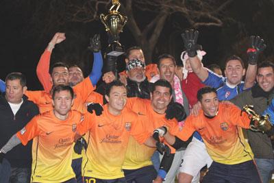 Maidstone Market after the team’s 7-on-7 league victory over Tortorella Pools at Herrick Park on Dec. 3.