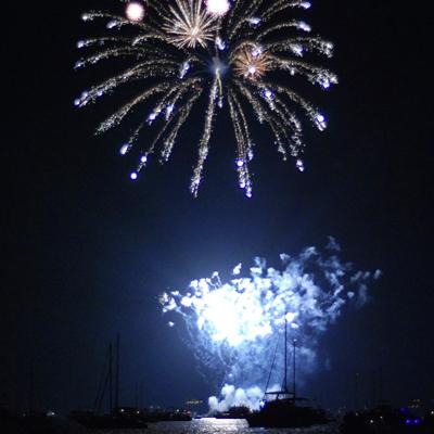 The Grucci company's annual show over Three Mile Harbor is one of the highlights of East Hampton summers for many residents.