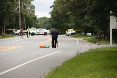 Police believe the driver of a Chevrolet suffered a medical event before crashing into a Toyota on Springs-Fireplace Road in East Hampton on Sunday morning.