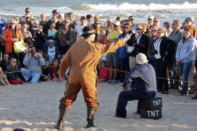 The action will begin and end at the Life Saving and Coast Guard Station on Atlantic Avenue Beach in Amagansett.