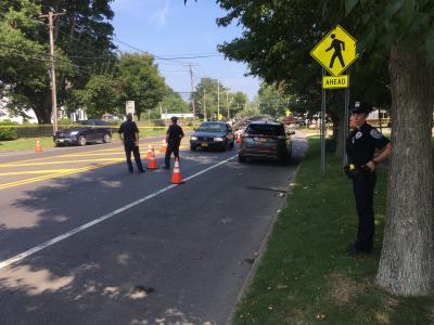 Southampton Town police's investigation is centered around a "toxic gas," according to an officer on the scene.