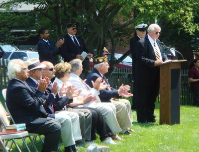 Navy Captain William T. Brown recalled many soldiers lost in battle, including Marine Lance Cpl. Jordan Haerter of Sag Harbor and Army First Lt. Joseph Theinert of Shelter Island