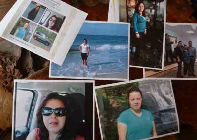 Photographs shared by the family of Lilia Esperanza Aucapina as they searched for her following her disappearance on Oct. 10.