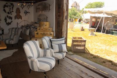 Mulford Farm provides a charming indoor/outdoor setting for the East Hampton Historical Society's Antiques Show.