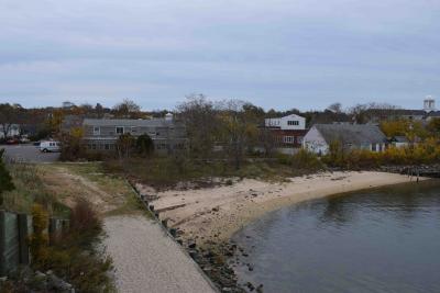 Sag Harbor Village officials, who want to turn these waterfront properties into a park, are exploring condemnation.