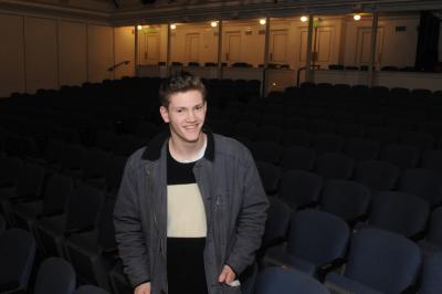 Will Stoecker, an East Hampton High School junior, founded the East Hampton Film Society, a film series that he will host at Guild Hall.