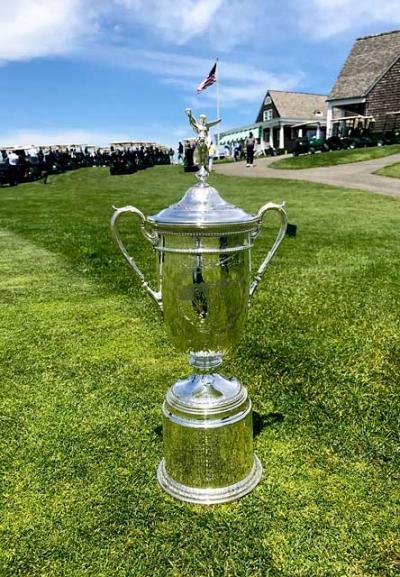 The pros will vie for the above cup and a first-prize payout of $2.16 million at the Shinnecock Hills Golf Club next week.