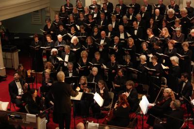 The Choral Society of the Hamptons at their 2014 winter concert