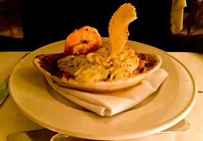 Lobster shepherd's pie is a longtime specialty at Plaza Cafe.