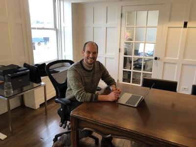 Andrew Strong, OLA's general counsel, will work primarily out of the nonprofit's new office at the corner of Newtown Lane and East Hampton Main Street.