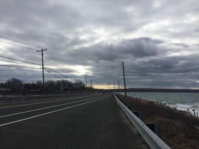 Only about one-quarter of Long Beach Road would see any of the poles that PSEG-Long Island is replacing as part of a federally funded project.