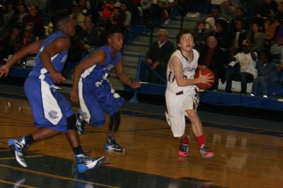 Jack Reese, the Bonackers sophomore point guard, withstood Southampton's pressure in the final, turning the ball over only twice. He, Brandon Kennedy-Gay, the tournament's M.V.P., and Kyle McKee made the Holiday Classic's all-tournament team.