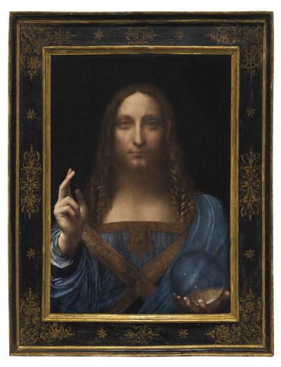 "Salvator Mundi" by Leonardo da Vinci will be sold in a November sale at Christie's.