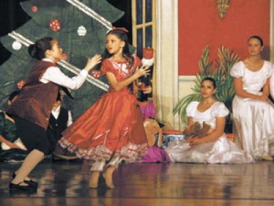 Lucy Cosme Vera danced the role of Clara last weekend when the Conservatory of Ballet and Danse Arts of Bridgehampton presented “The Nutcracker” at Southampton High School.