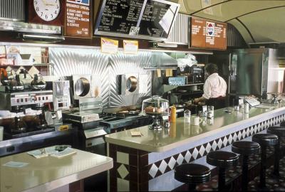 Ralph Goings's "Miss Albany Diner" from 1993