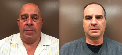 Richard Bivona, left, and John Kalogeras, right, were charged with withholding workers' wages at the Princess Diner in a 35-count indictment