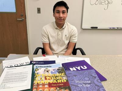 With acceptances to seven of the eight Ivy League schools, as well as four other elite universities, Alexander Sigua Pintado, East Hampton’s 2018 valedictorian, will spend the next two weeks pondering his choices.