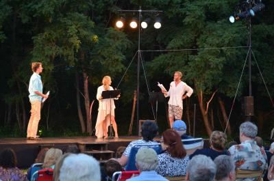 The Bay Street Shakespeare Initiative reading of "The Tempest," starring John Glover, last year