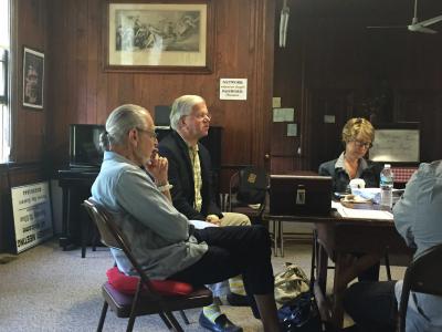 Assemblyman Fred W. Thiele Jr. spoke at a Wainscott Citizens Advisory Committee meeting on Saturday about his idea for a new fund for affordable housing on the East End.