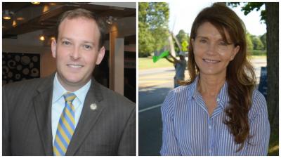 Lee Zeldin and Anna Throne-Holst