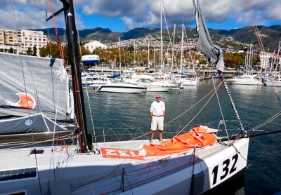 Having returned to the island of Madeira, the trans-Atlantic sailor could smile.