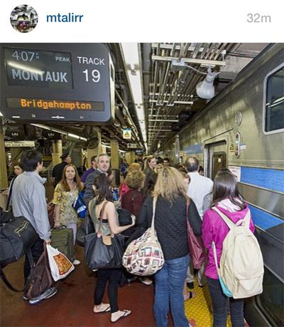 The Long Island Rail Road posted notices on Instagram and other social media sites on Thursday imploring Cannonball passengers to cut down on the baggage.