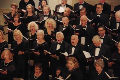 The Choral Society of the Hamptons at their winter concert