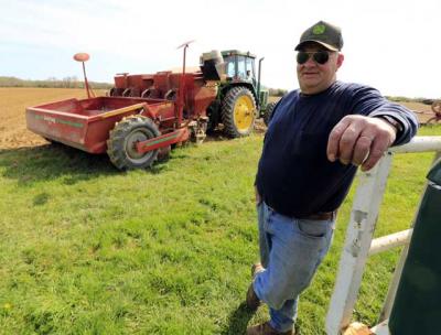 Peter Dankowski, a farmer in Wainscott, sold the development rights to his farmland, but developers still hunger for it. More in "Fighting Fake Farms" in this issue of East.