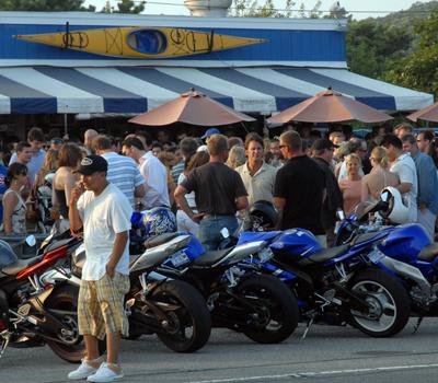 Cyril's Fish House on Montauk Highway between Amagansett and Montauk is a popular afternoon spot for summer crowds to get a post-beach or pre-nightclub drink. East Hampton Town officials voted Thursday to aggressively seek resolution of multiple alleged zoning code violations there.