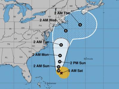 The center of Hurricane Jose is expected to be off Montauk by Wednesday, though its path could change substantially over the coming days.