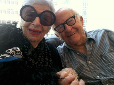 Iris Apfel and Albert Maysles