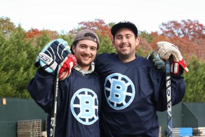 Kyle Solomon, left, and Cory Lillie are to begin coaching in the coming weeks at the Buckskill Winter Club the first East Hampton-based travel hockey team since the 1940s.