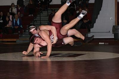 Jacob Hands, who seemed to have the upper hand in his match with Kings Park’s Steven Lee, wound up losing 6-5.