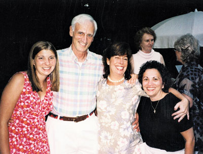 Katie Beers, far left, with some of the people who helped her after a 17-day kidnapping ordeal at age 10, from left, Bill Ferris, who was a prosecutor on the case, Mary Bromley, her therapist, and Ginny Cordero, a social worker.