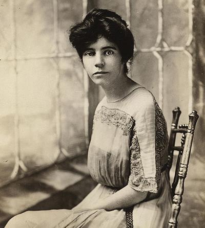 Alice Paul, suffragist, in 1915