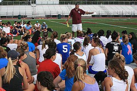 East Hampton’s athletic director, Joe Vas, told Bonac’s athletes last Thursday morning that if they were all-in things generally would go their way.