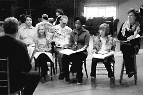 “To Kill a Mockingbird,” shown in rehearsal, will open at the Bay Street Theatre as part of its Literature Live series on weekends.