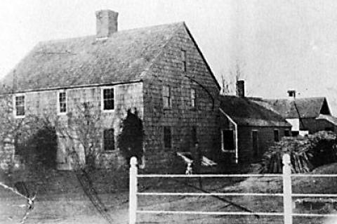 Original 17th-century Conklin farmstead, on Main Street, Amagansett