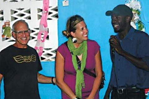 Jonathan Glynn, Melissa McMullan, and Shad St. Louis celebrated the new year in Haiti and the progress made — and lives saved — by the not-for-profit organization Wings Over Haiti.