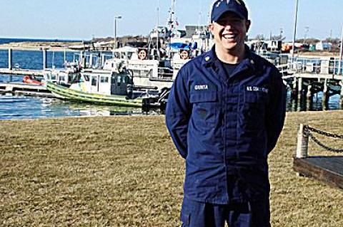 Machinist Technician Second Class Brian Giunta is now serving at the Montauk Coast Guard station following a tour in the North Arabian Gulf.