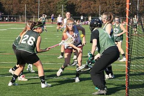 East Hampton’s attack put a lot of pressure on William Floyd’s highly rated goalie.