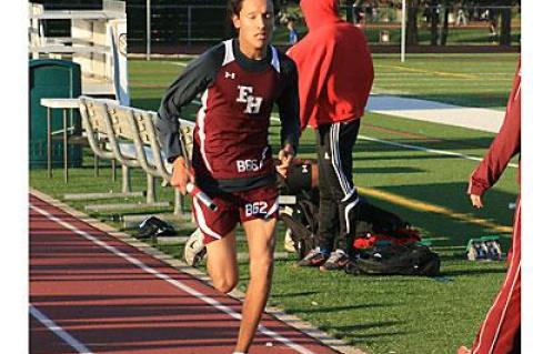 Adam Cebulski was cited by the boys team’s coach, Chris Reich, as the Tiger Award winner after the meet here last Thursday.