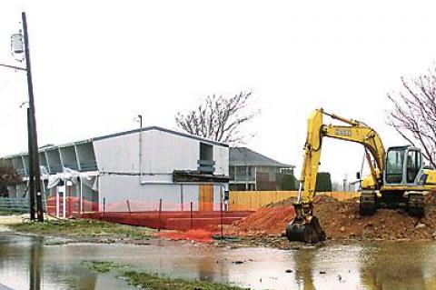 A basement foundation is triggering a public hearing before the East Hampton Town Planning Board for the Montauk Beach House, formerly known as the Ronjo.